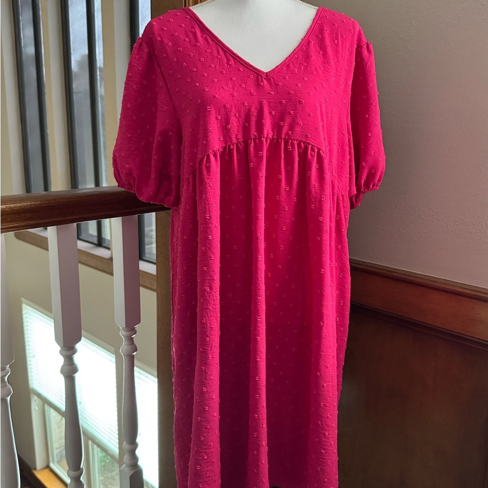 Pink Casual Dress